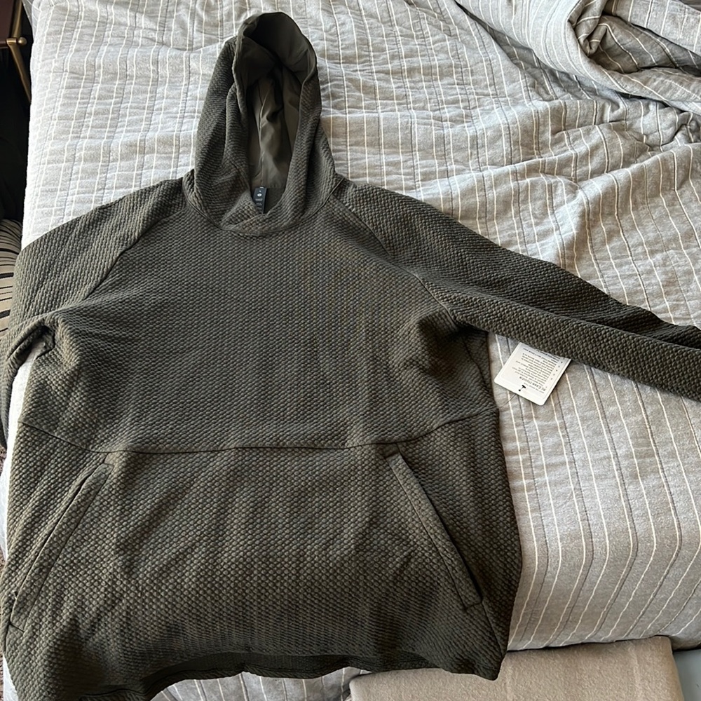 Mens Lululemon At Ease Hoodie Sweatshirt